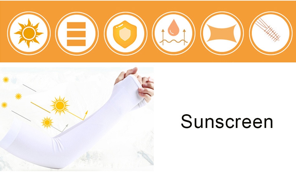 1 쌍 압축 스포츠 팔 슬리브 농구 사이클링 팔 따뜻하게 여름 실행 테니스 UV 보호 배구 밴드 - imaget 12