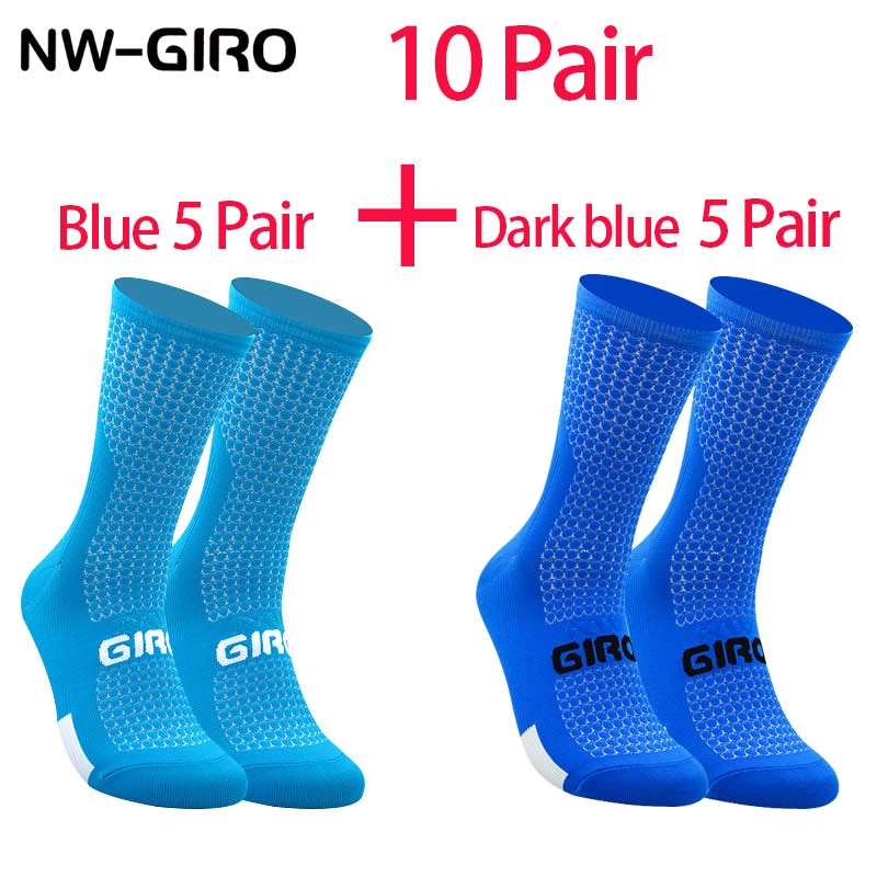 10 Pairs Men Sports Socks Riding Cycling Basketball Running Sports Sock Hiking Tennis Ski Man Women Bike Bicycle Slip - Images 4