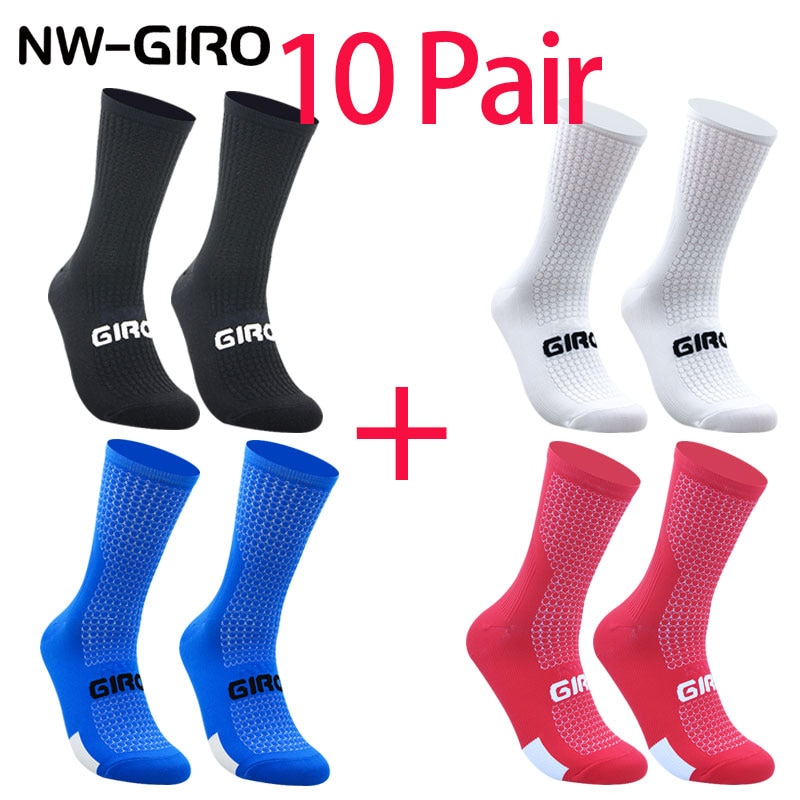10 Pairs Men Sports Socks Riding Cycling Basketball Running Sports Sock Hiking Tennis Ski Man Women Bike Bicycle Slip