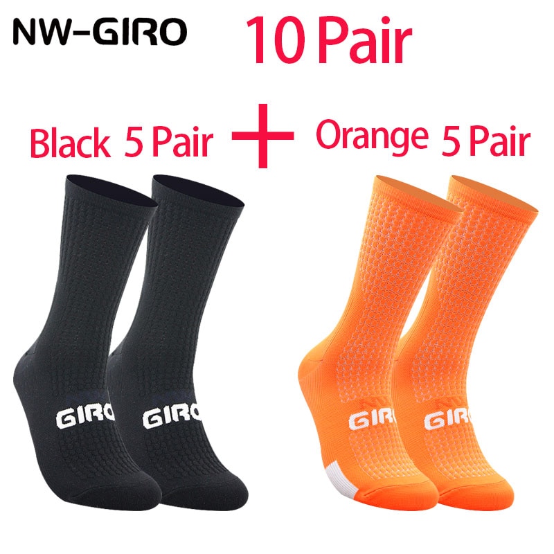 10 Pairs Men Sports Socks Riding Cycling Basketball Running Sports Sock Hiking Tennis Ski Man Women Bike Bicycle Slip - Images 5