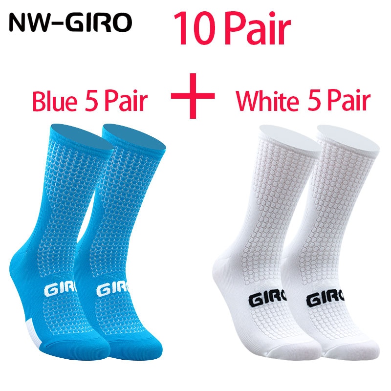 10 Pairs Men Sports Socks Riding Cycling Basketball Running Sports Sock Hiking Tennis Ski Man Women Bike Bicycle Slip - Images 3