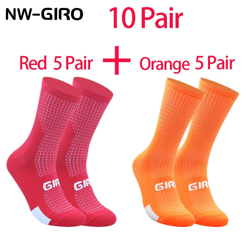 10 Pairs Men Sports Socks Riding Cycling Basketball Running Sports Sock Hiking Tennis Ski Man Women Bike Bicycle Slip - Images 10