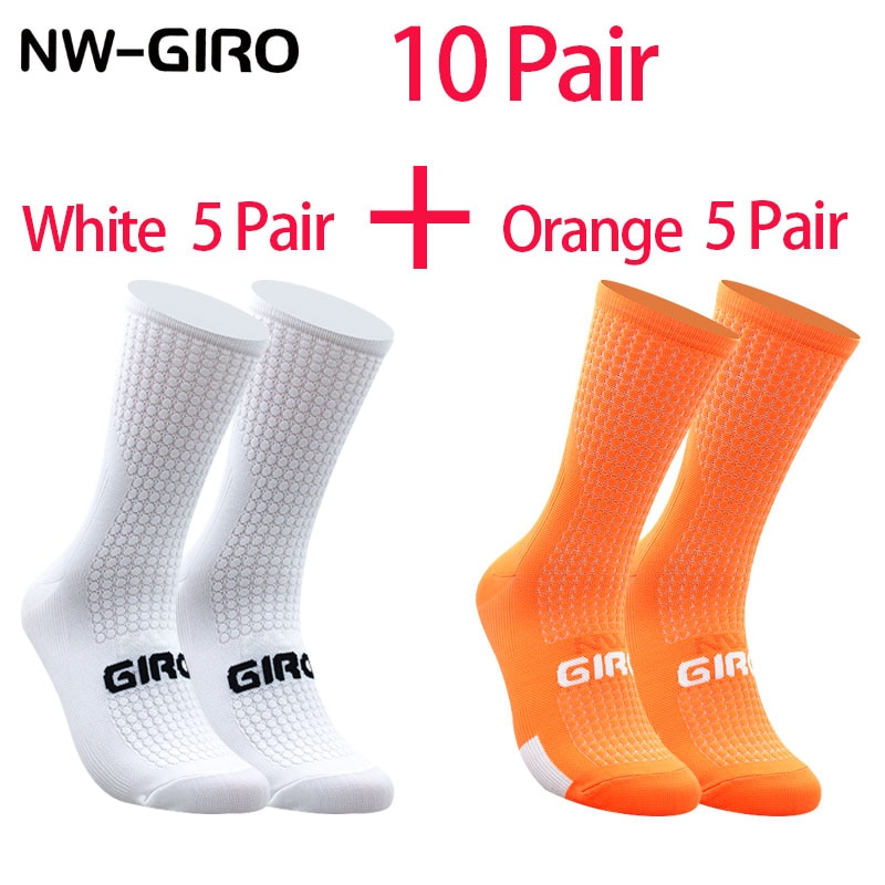 10 Pairs Men Sports Socks Riding Cycling Basketball Running Sports Sock Hiking Tennis Ski Man Women Bike Bicycle Slip - Images 7