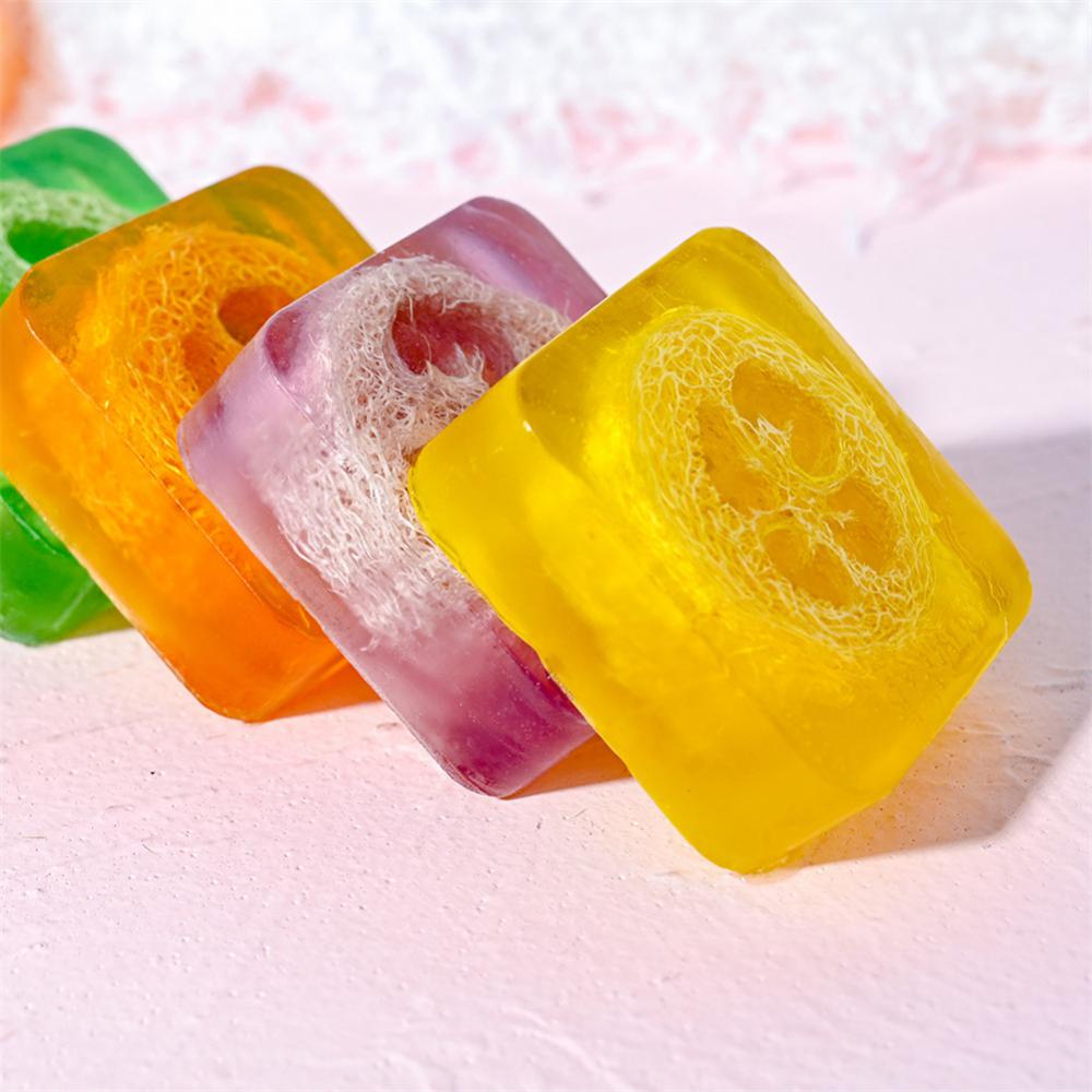 100G Axit Kojic Xà Phòng Xơ mướp Handmade Xà Phòng Tinh Dầu Dưỡng Ẩm Thực Vật Tự Nhiên Kiểm Soát Dầu Vệ Sinh Massage Chăm Sóc Cơ Thể & Mặt - Ảnh 12