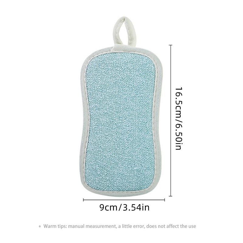 10/6/3Pcs Double Side Dishwashing Sponge Dish Washing Brush Pan Pot Dish Wash Sponges Bathroom Cleaning Household Kitchen Tools