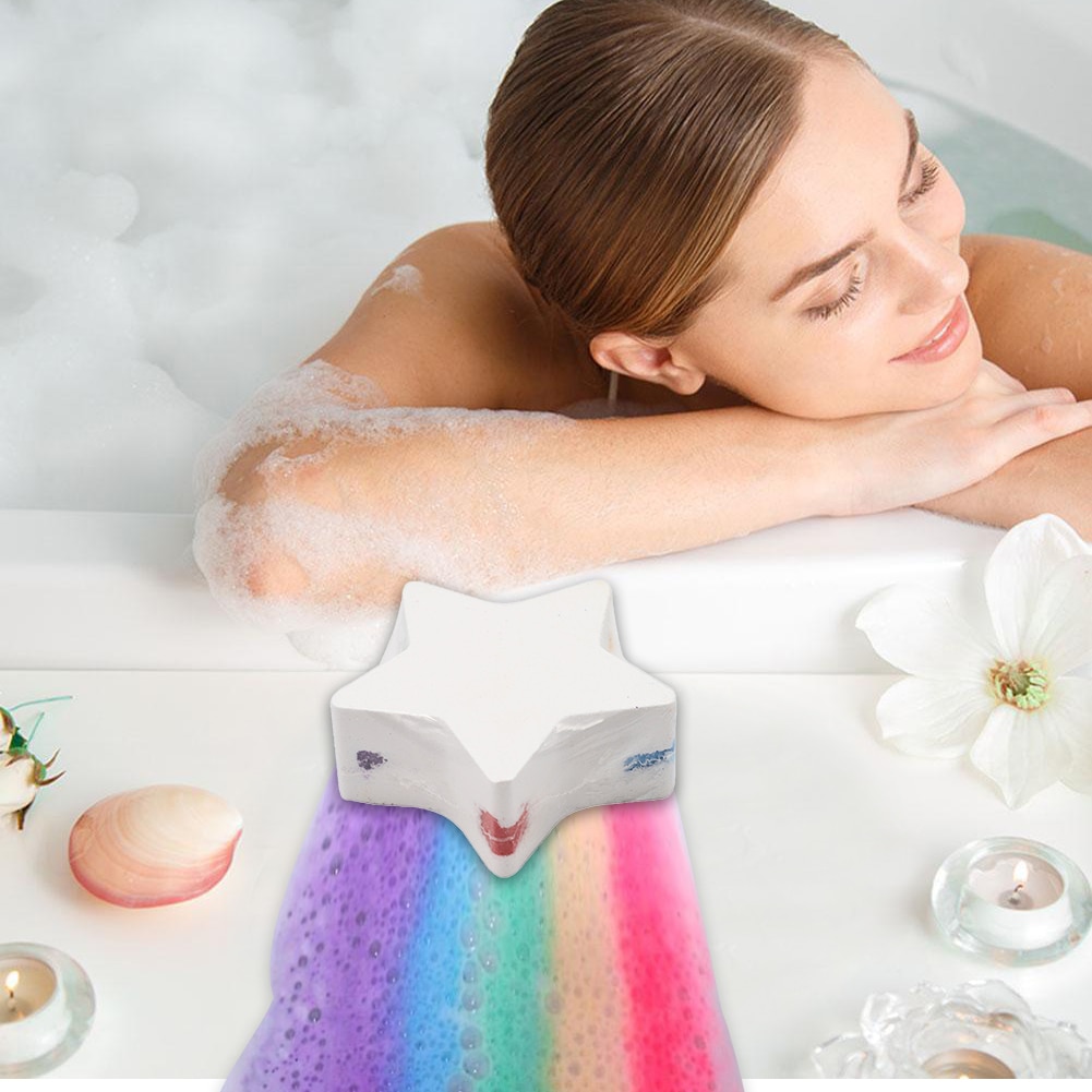 110g Bath Salt Moisturizing Bubble Bath Bombs Spa Bathroom Supply for Body Cleaning Shower Bombs Ball Body Spa Cleaner For Kids - Images 2