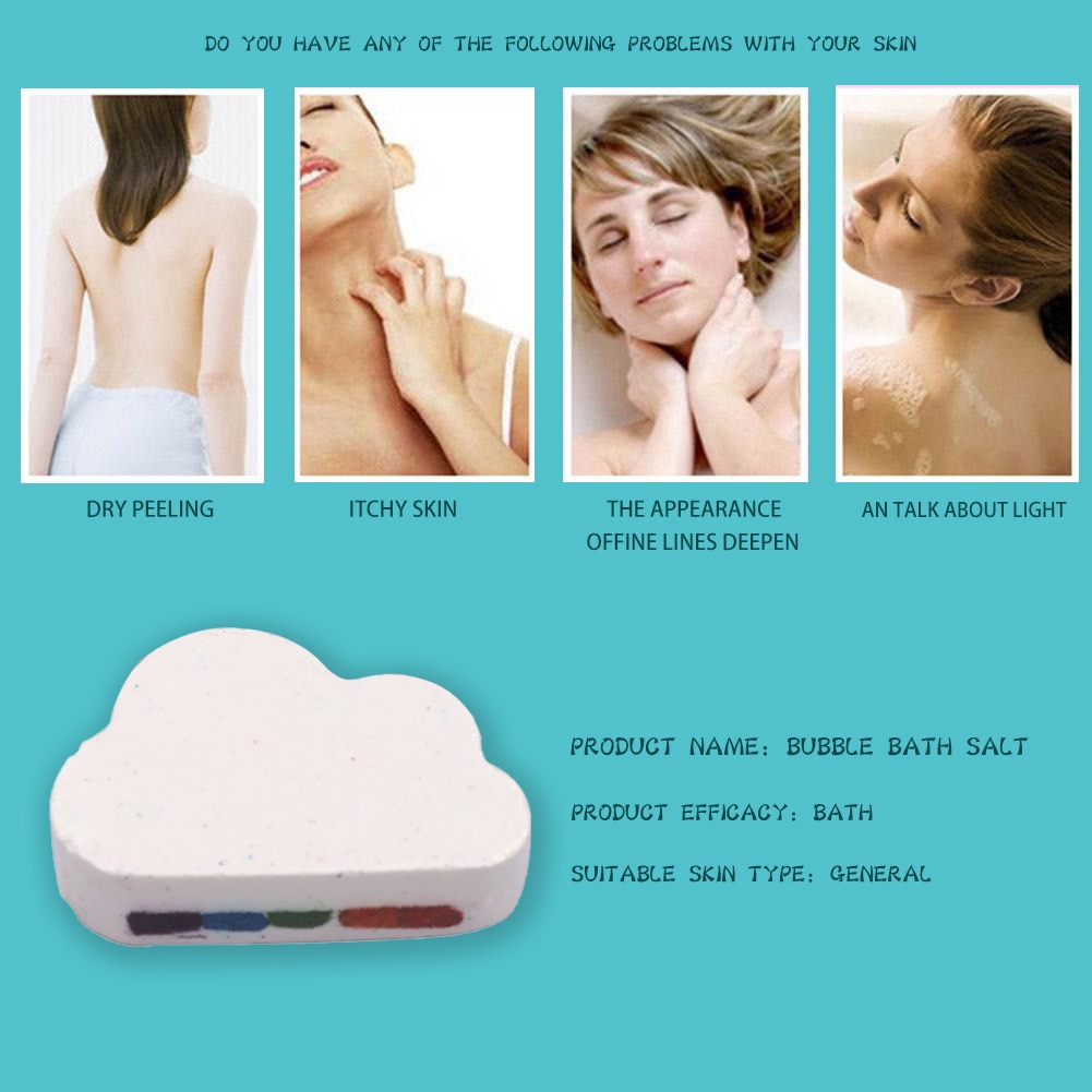 110G Muối Tắm Dưỡng Ẩm Bong Bóng Tắm Bom Spa Phòng Tắm Cung Cấp Cho Vệ Sinh Cơ Thể Tắm Bom Bóng Cơ Thể Spa Bụi dành Cho Trẻ Em - Ảnh 5