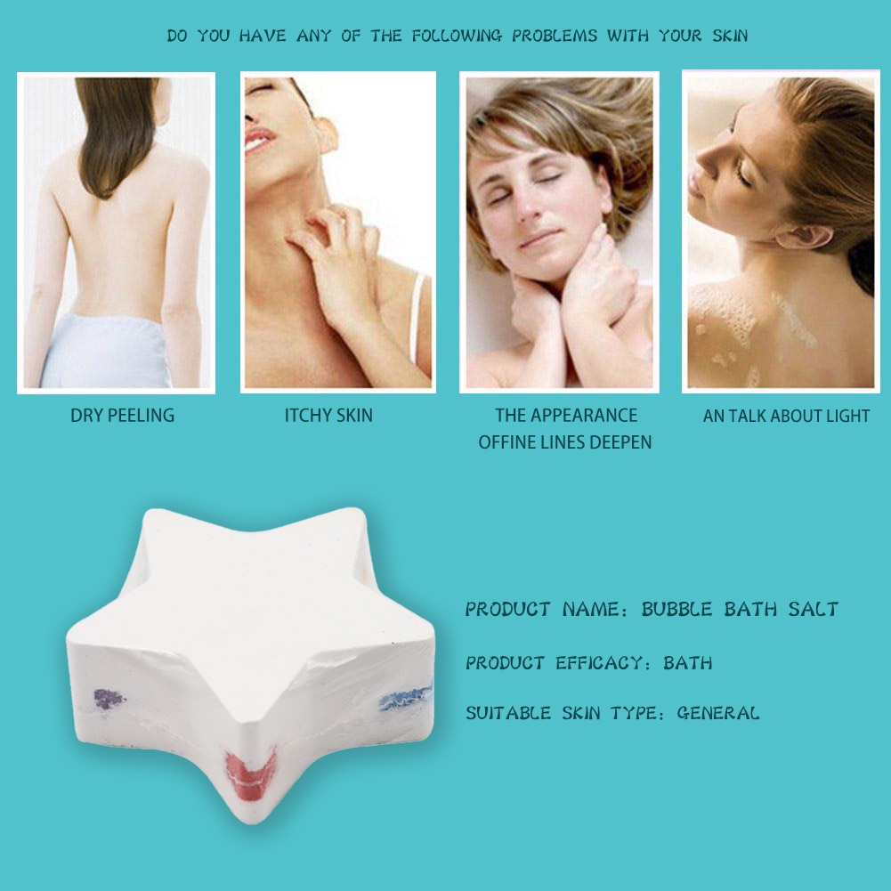 110G Muối Tắm Dưỡng Ẩm Bong Bóng Tắm Bom Spa Phòng Tắm Cung Cấp Cho Vệ Sinh Cơ Thể Tắm Bom Bóng Cơ Thể Spa Bụi dành Cho Trẻ Em - Ảnh 1