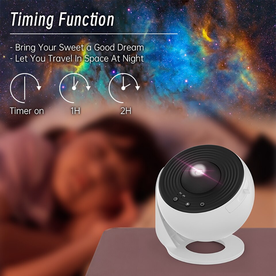 12 IN 1 Galaxy Star Projector LED Night Light Planetarium Starry Sky Projector Lamp for Bedroom Ceiling Room Decor Kids Gifts - Images 6