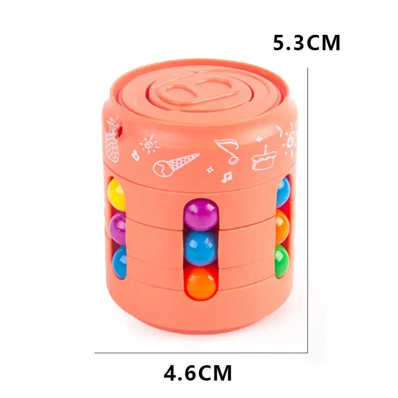 1Pcs 안티 스트레스 사고 개발 공 매직 콩 버거 루빅스 큐브 장난감 Souptoys 지적 개발