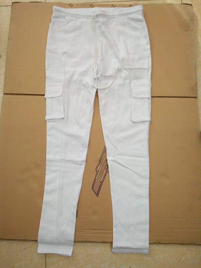 2018 Hàng Mới Về Thanh Lịch Thun Nữ Quần Oversize Dây Rút Dài Quần Skinny Nữ Công Sở Thời Trang ３XL ４XL - Ảnh 5