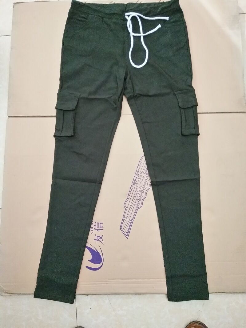 2018 New Arrival Elegant Elastic Women Pants Oversize Drawstring Long Pencil Pants Skinny Office Lady Fashion Trousers 3XL 4XL - Images 3 2018 New Arrival Elegant Elastic Women Pants Oversize Drawstring Long Pencil Pants Skinny Office Lady Fashion Trousers 3XL 4XL - Images 3