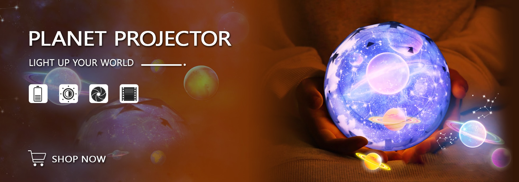 2022 Dropship 3D Print LED Galaxy Lamp Night Light Touch Remote Star Projector Moon Lamps For Home Decor Gift USB Charging - Images 3