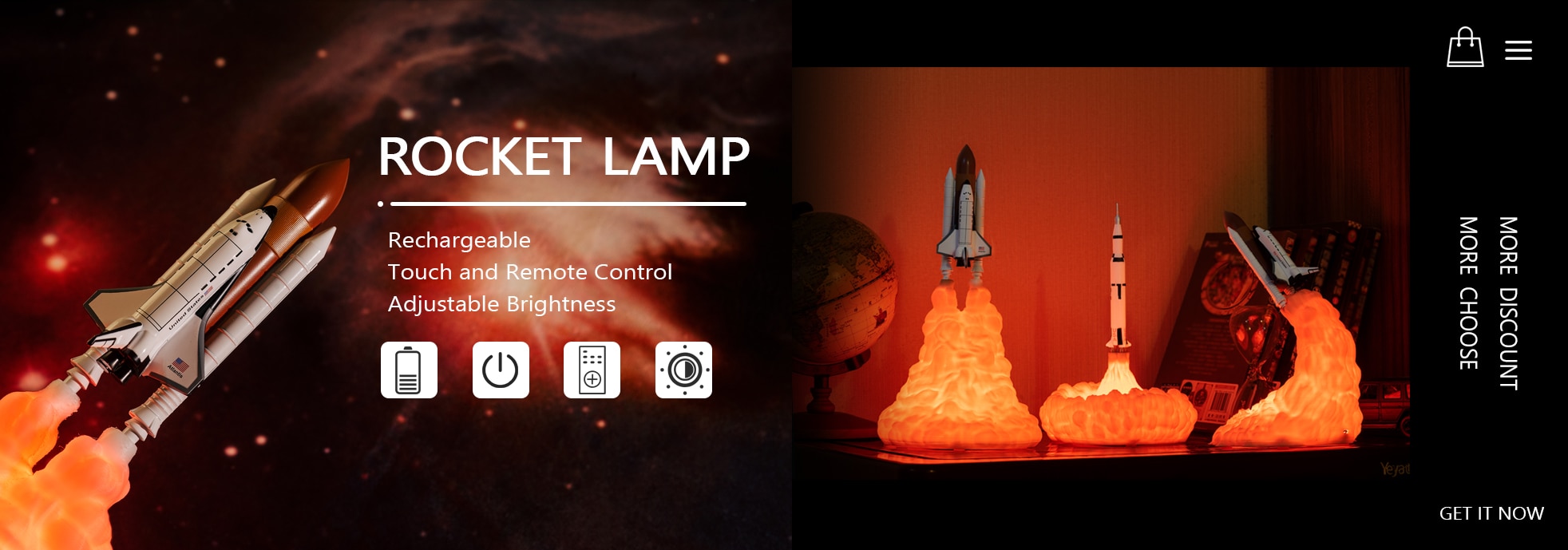 2022 Dropship 3D 인쇄 LED 갤럭시 램프 야간 조명 터치 원격 스타 프로젝터 문 램프 홈 장식 선물 USB 충전 - imaget 5