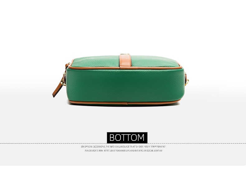 2023 Genuine Leather Women's Bag Simple Fashion Ladies Shoulder Messenger Bag Female Crossbody Bag Soft Leather Small Square Bag - Images 23