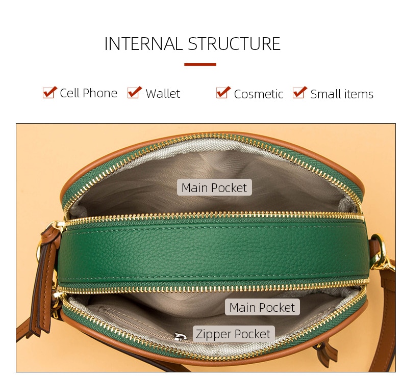 2023 Genuine Leather Women's Bag Simple Fashion Ladies Shoulder Messenger Bag Female Crossbody Bag Soft Leather Small Square Bag - Images 7