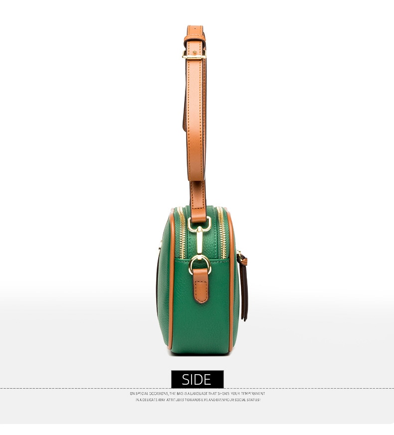 2023 Genuine Leather Women's Bag Simple Fashion Ladies Shoulder Messenger Bag Female Crossbody Bag Soft Leather Small Square Bag - Images 21