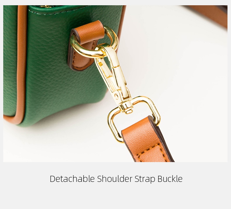 2023 Genuine Leather Women's Bag Simple Fashion Ladies Shoulder Messenger Bag Female Crossbody Bag Soft Leather Small Square Bag - Images 26