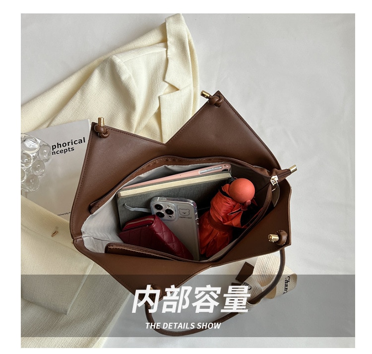 2023 유럽과 미국의 새로운 패션 여성의 작은 디자인 숄더 백 우아한 대용량 토트 백 Dropshipping - imaget 7