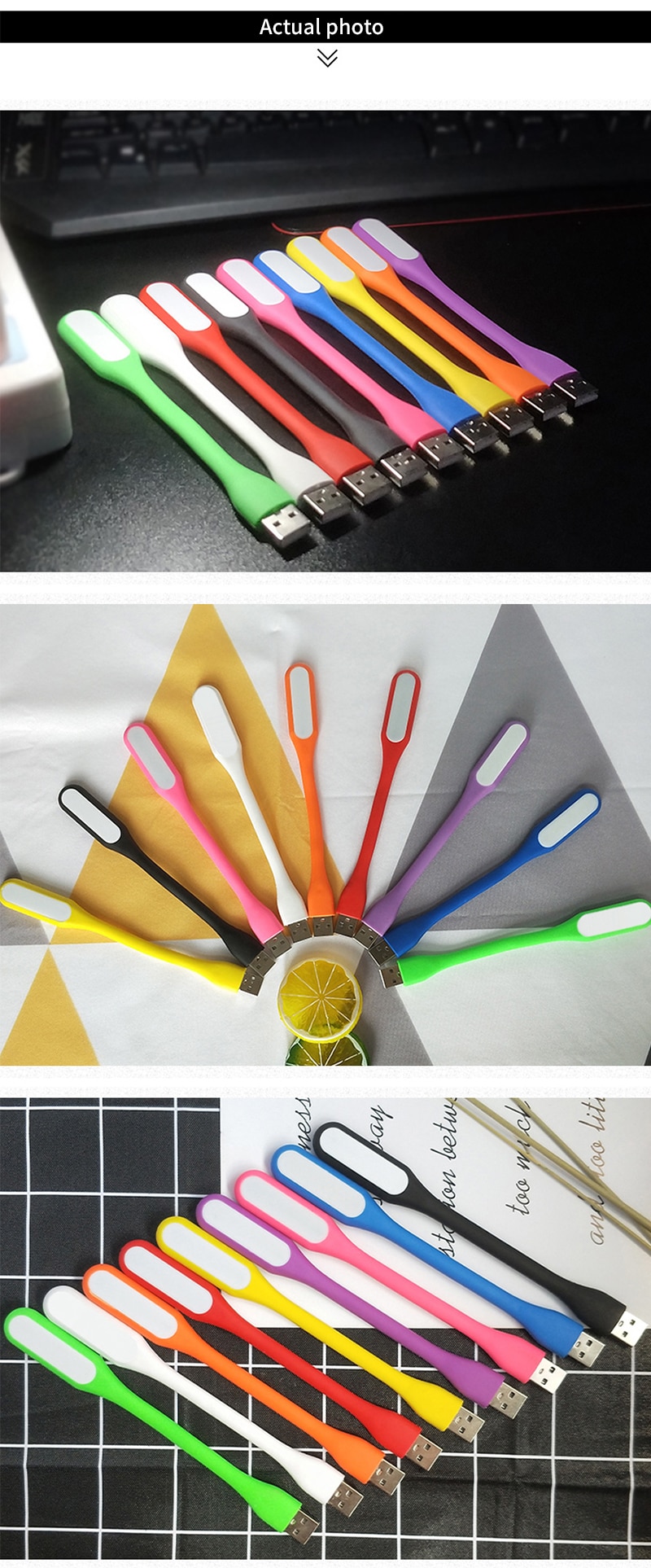 2PCS USB LED Light Portable Book Reading Light 5V 1.2W Small USB Lamp Foldable Eyesight Light For Power Bank PC Notebook Laptop - Images 21