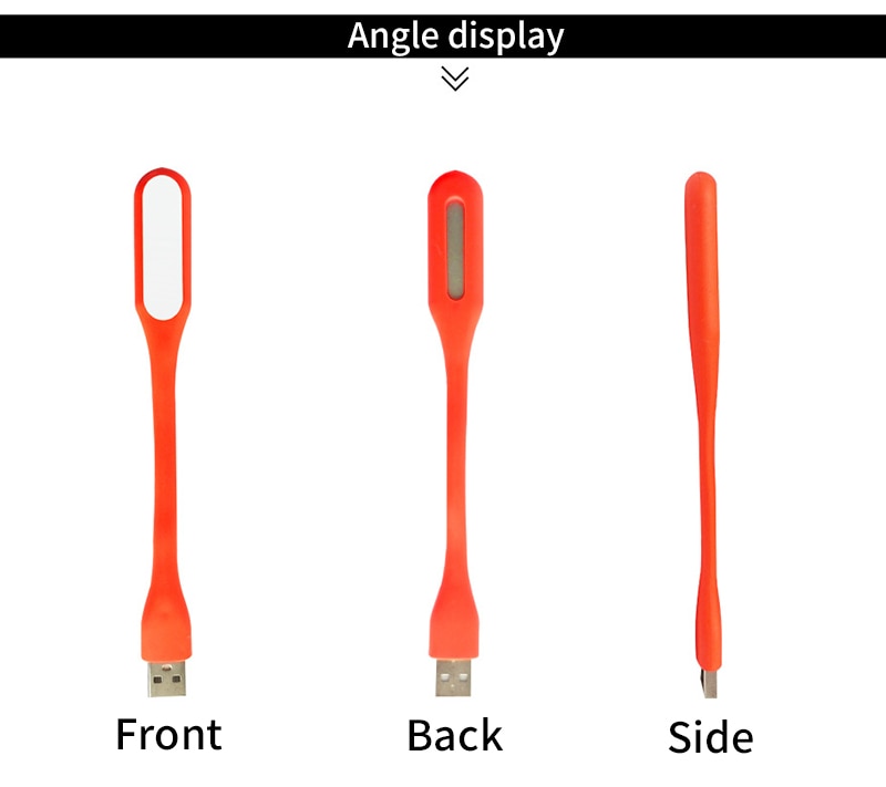 2PCS USB LED Light Portable Book Reading Light 5V 1.2W Small USB Lamp Foldable Eyesight Light For Power Bank PC Notebook Laptop - Images 12