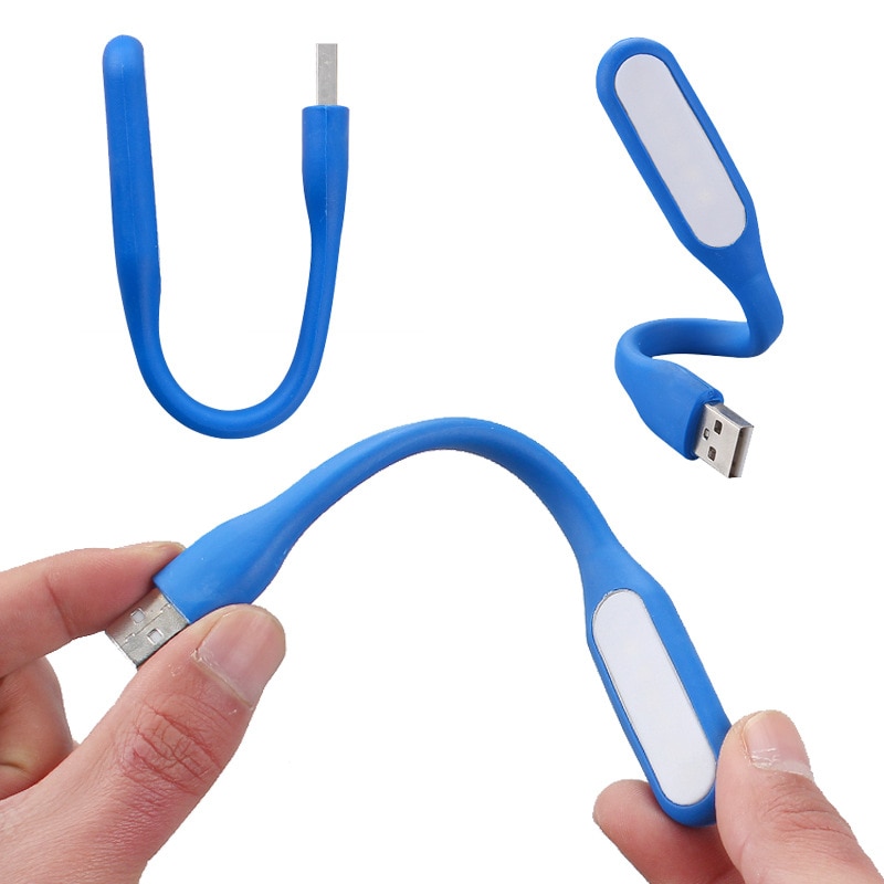 2PCS USB LED Light Portable Book Reading Light 5V 1.2W Small USB Lamp Foldable Eyesight Light For Power Bank PC Notebook Laptop