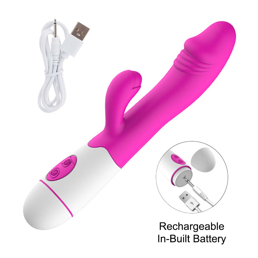 30 Speed G Spot Female Vibrator Powerful Dildo Rabbit Vibrator for Women Clitoris Stimulation Massage Masturbate Adult Sex Toys - Images 2