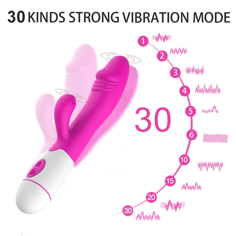 30 Speed G Spot Female Vibrator Powerful Dildo Rabbit Vibrator for Women Clitoris Stimulation Massage Masturbate Adult Sex Toys - Images 9