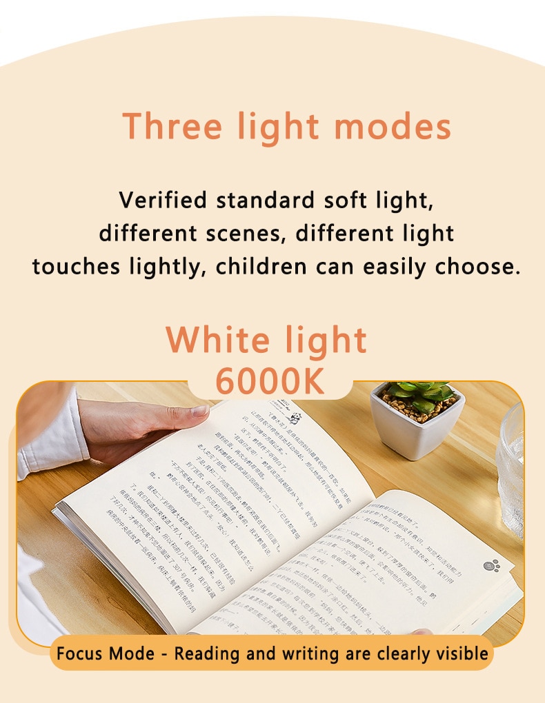 3000mAh Led 테이블 램프 USB 충전식 5-16 시간 배터리 수명 책상 램프 접이식 눈 보호 학생 독서 책 라이트 램 - imaget 6
