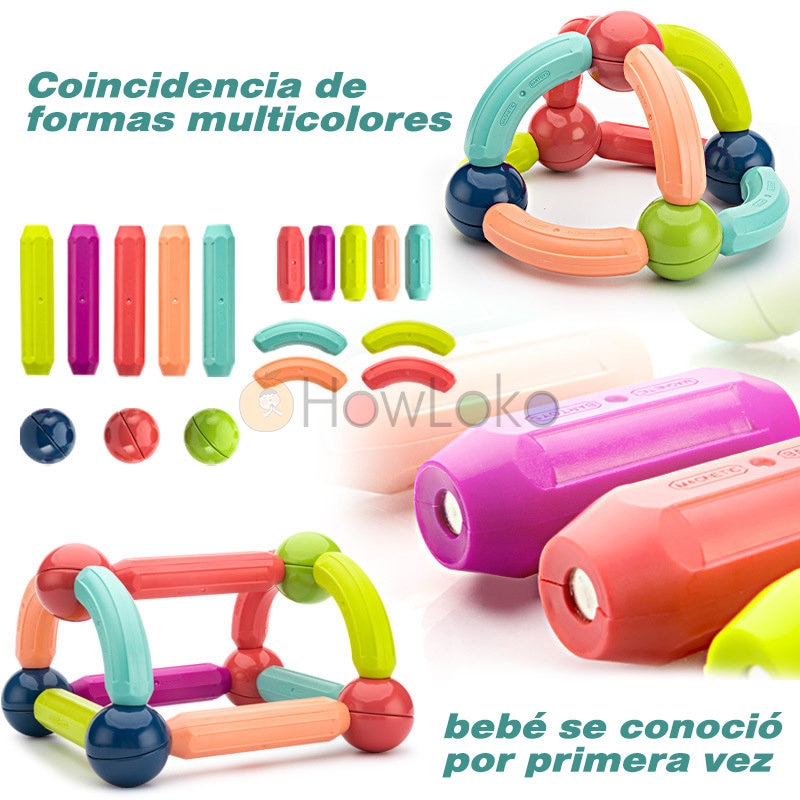 36-152 Chiếc Size Lớn Thanh Nam Châm Khối Xây Dựng Trò Chơi Nam Châm Trẻ Em Bộ Trẻ Em Nam Châm Dành Cho Trẻ Em Nam Châm đồ Chơi Gạch