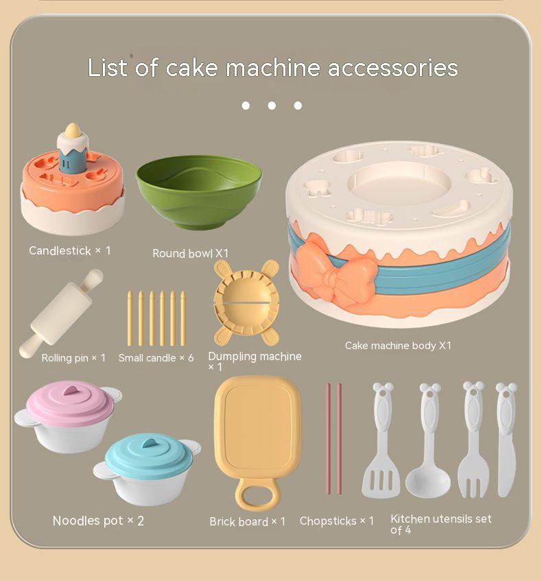 3D Plasticine Mold Modeling Clay Ice Cream Color Clay Noodle Maker Diy Plastic Play Dough Tools Sets Toys for Kids Birthday Gift - imaget 12