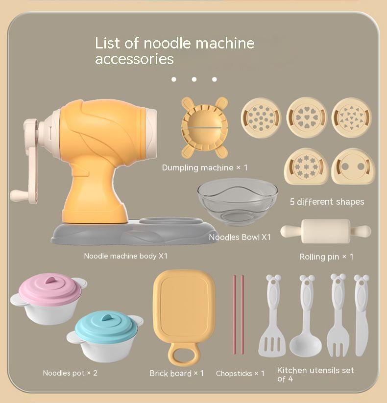 3D Plasticine Mold Modeling Clay Ice Cream Color Clay Noodle Maker Diy Plastic Play Dough Tools Sets Toys for Kids Birthday Gift - imaget 10