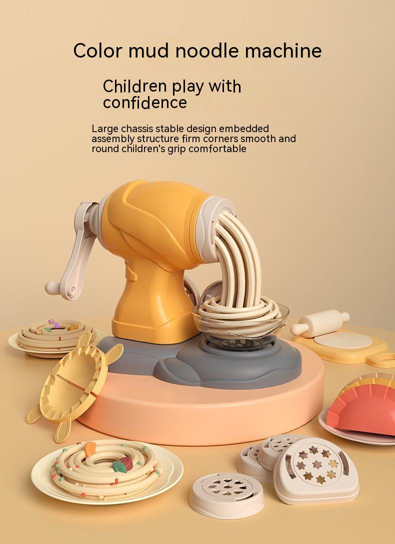 3D Plasticine Mold Modeling Clay Ice Cream Color Clay Noodle Maker Diy Plastic Play Dough Tools Sets Toys for Kids Birthday Gift - imaget 1