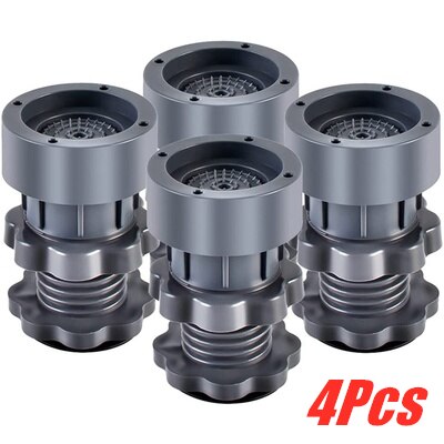 4 Tấm Chống Rung Đa Năng Máy Giặt Chân Cao Su Thảm Chống Rung Giảm Tiếng Ồn Đồ Nội Thất Nâng Đế Chân - Ảnh 6