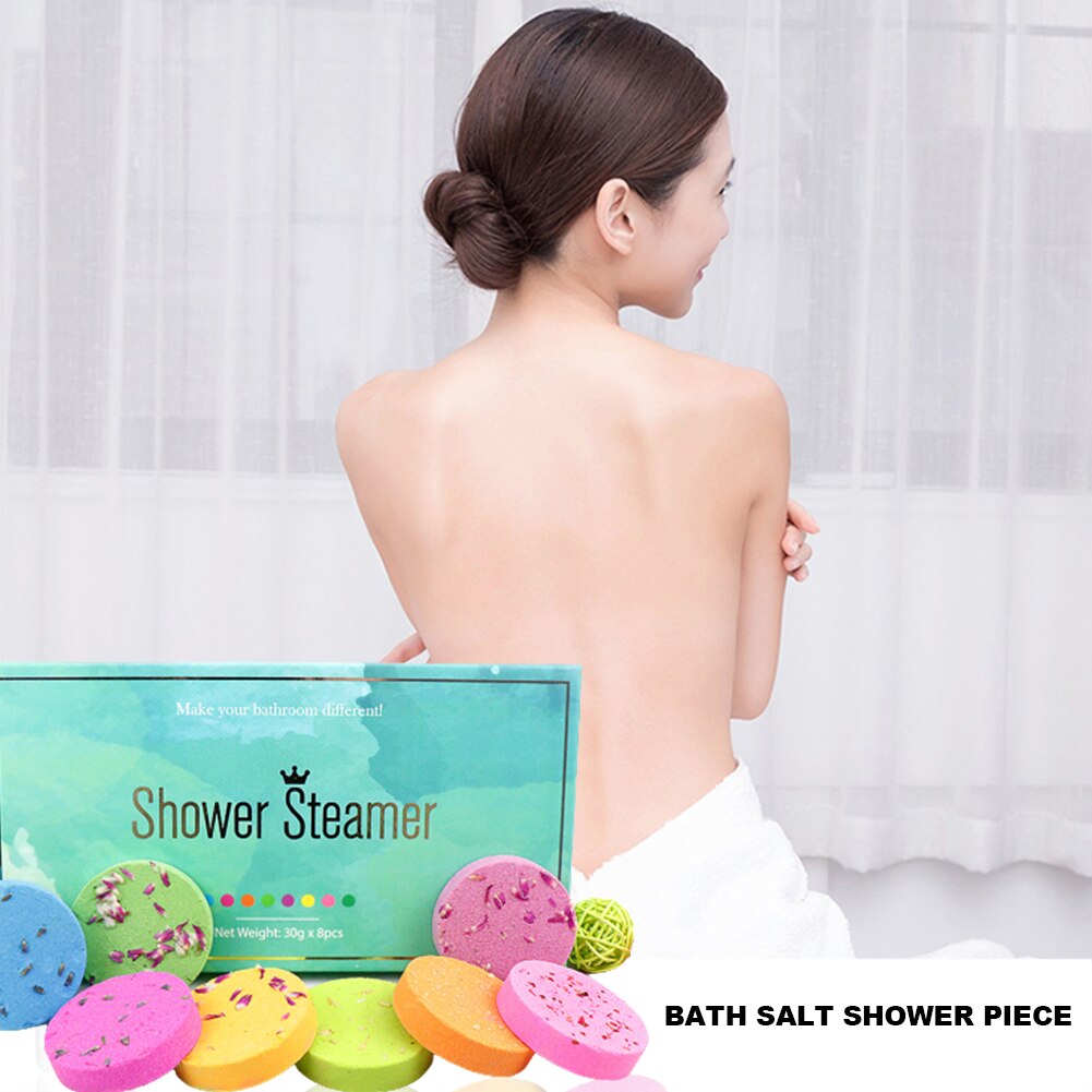 8 Chiếc Tắm Bom Bóng Cơ Thể Spa Bụi Tắm Nước Nóng Bong Bóng Quả Bom Hương Thơm Muối Tắm Bóng Phụ Kiện Phòng Tắm - Ảnh 9