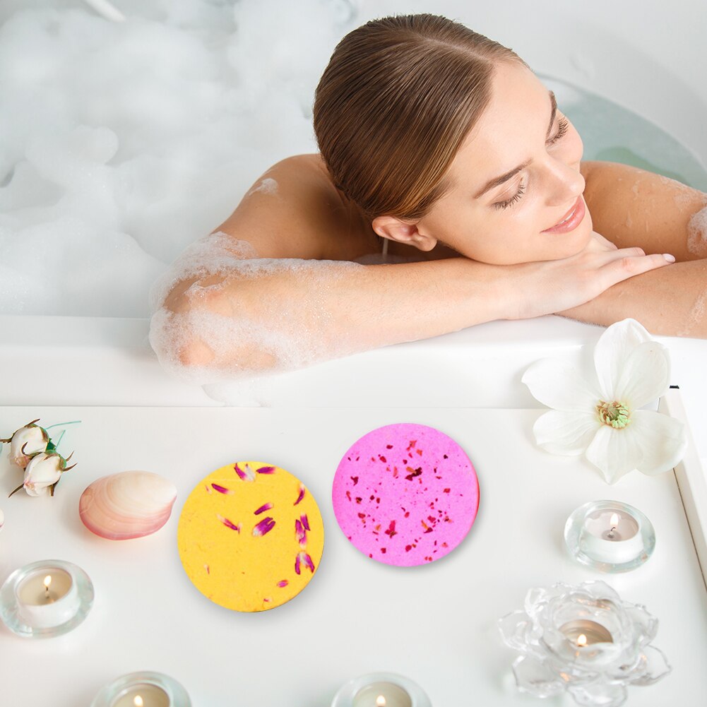 8 Chiếc Tắm Bom Bóng Cơ Thể Spa Bụi Tắm Nước Nóng Bong Bóng Quả Bom Hương Thơm Muối Tắm Bóng Phụ Kiện Phòng Tắm - Ảnh 5