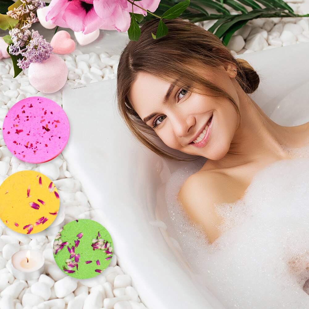 8pcs Shower Bombs Ball Body Spa Cleaner Hot Spring Bath Bubble Bomb Fragrance Shower Salt Ball Bathroom Accessories - Images 8