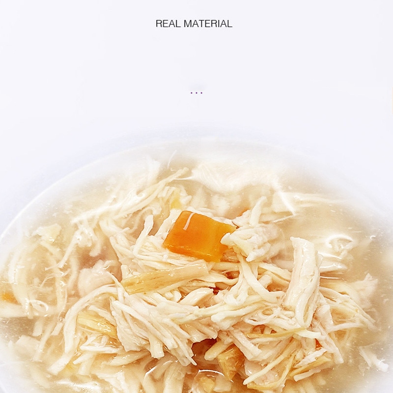 90g Cat Wet Food Cat Snacks Wonderful Seal Package Cat Canned Thick Soup Chicken Grain Pet Nutrition Packs