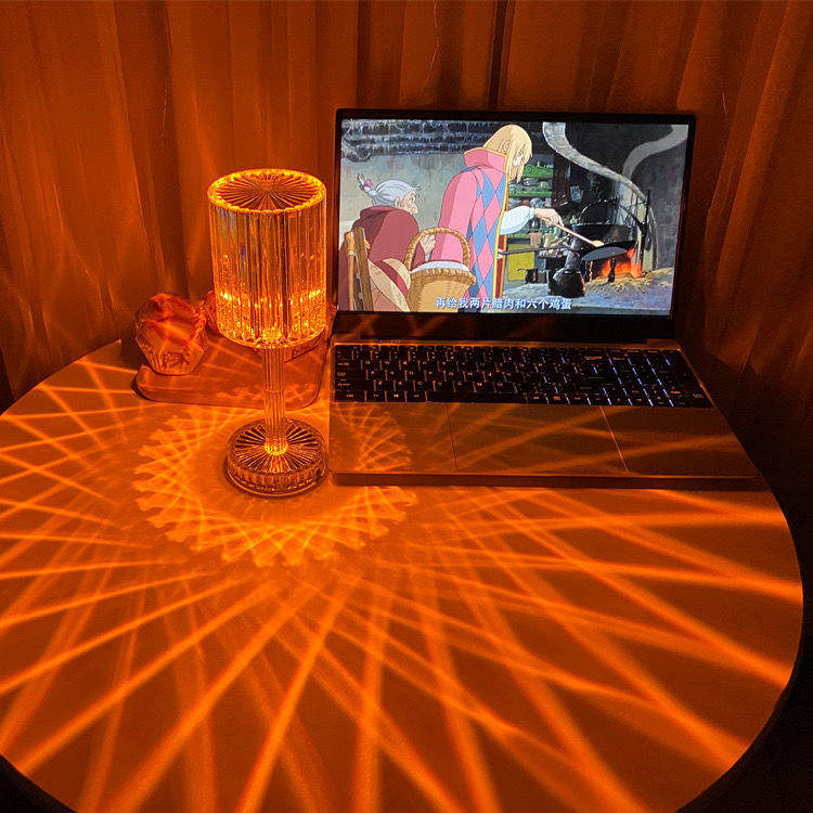 Acrylic Crystal Table Lamp Touch Induction Charging Night Light Bar Restaurant Desktop Decoration Lamp Atmosphere Lamp - Images 7