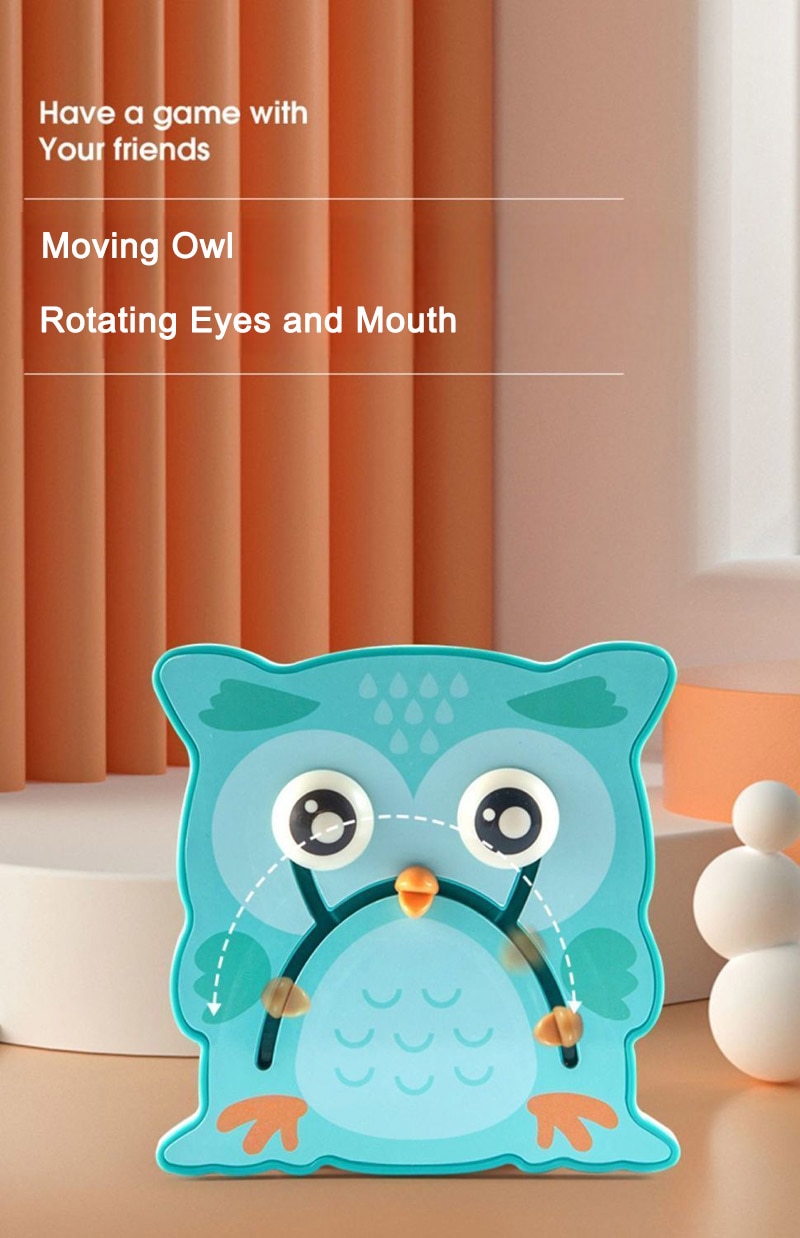 Baby Montessori Toys Magnetic Fishing Owl Cube Learning Educational Clock Kids Hammer Game with Music Puzzle for Piano Gift - Images 13