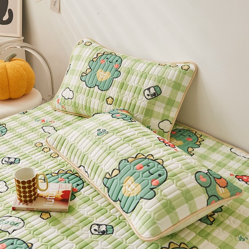 Băng Thoáng Mát Giường Thảm Trang Bị Tấm Thoải Mái Cao Su Giấc Ngủ Mùa Hè Nệm Nước Quai Trải Giường Bao Nữ Hoàng Kích Thước Ga Giường Cho Phòng Ngủ - Ảnh 16