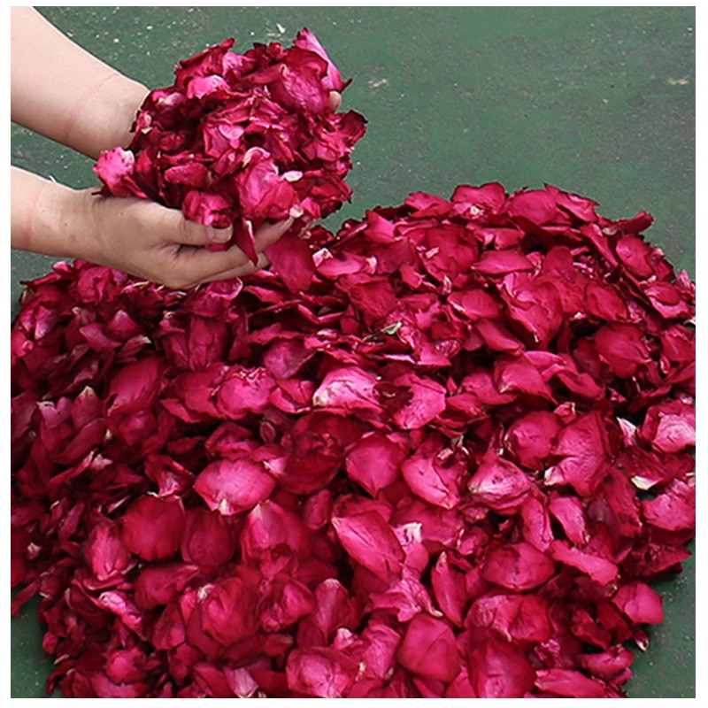 Bathing Supply Romantic Natural Dried Rose Petals Bath Milk Bath Dry Flower Petal Spa Whitening Shower Bath Products Bath Bomb