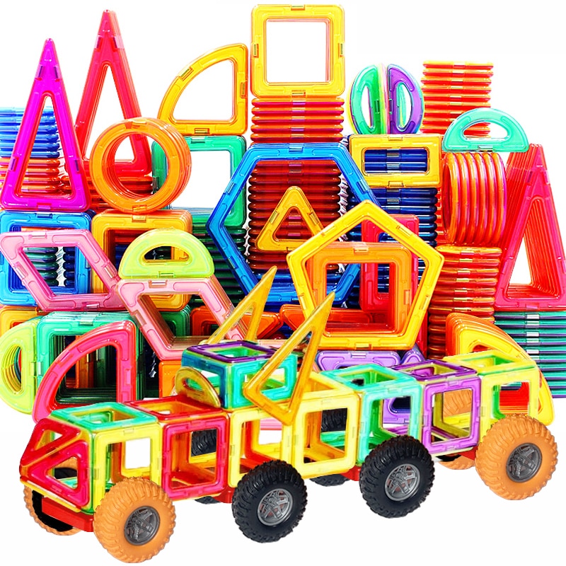 Big Size and Mini Size Magnetic Designer Magnet Building Blocks Accessories Educational Constructor Toys for Children