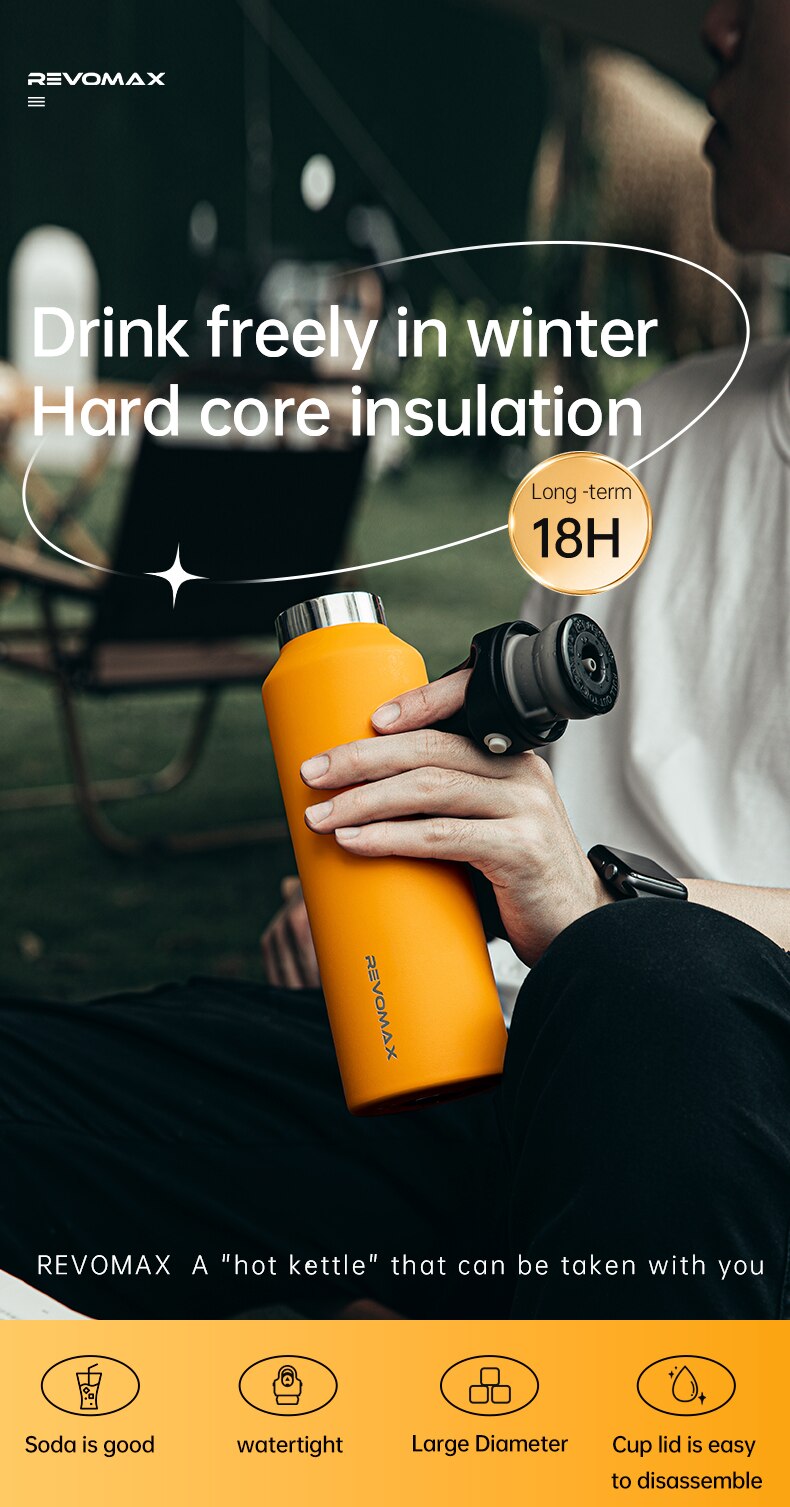 Bình giữ nhiệt Tumbler Cốc giữ nhiệt bằng thép không gỉ 20oz giữ nóng và lạnh Bình chân không phòng tập thể dục - Ảnh 1