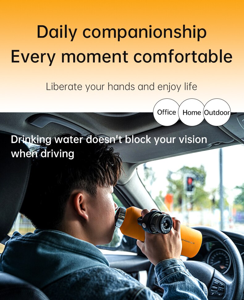 Bình giữ nhiệt Tumbler Cốc giữ nhiệt bằng thép không gỉ 20oz giữ nóng và lạnh Bình chân không phòng tập thể dục - Ảnh 8