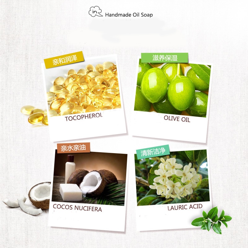 BIOAQUA Thực Vật Tự Nhiên Tinh Dầu Xà Phòng Handmade Làm Trắng Da Dưỡng Ẩm Loại Bỏ Mụn Sạch Xà Phòng Tắm Xà Phòng Than Tre 100G - Ảnh 11