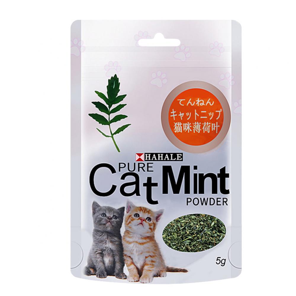 Catnip 5g/gói Cat Mint Powder Natural Pet Kitten Mouth Cleaning Flavor Treats