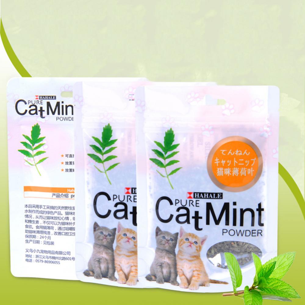 Catnip 5g/gói Cat Mint Powder Natural Pet Kitten Mouth Cleaning Flavor Treats