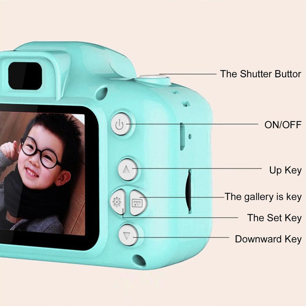 Childrens Camera Mini Video Smart Shooting Childrens Digital Camera Sports Toy Gift Smart Shooting Toy and Memory Card 8GB/32GB - Images 9