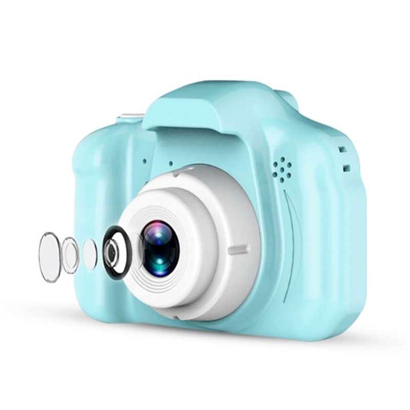 Childrens Camera Mini Video Smart Shooting Childrens Digital Camera Sports Toy Gift Smart Shooting Toy and Memory Card 8GB/32GB